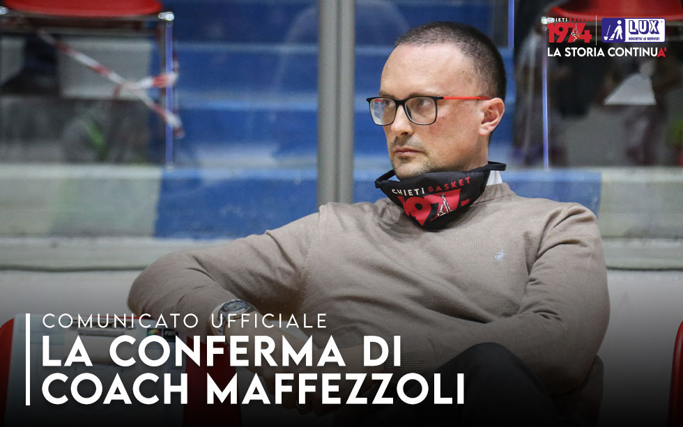 Rinnovato coach Maffezzoli