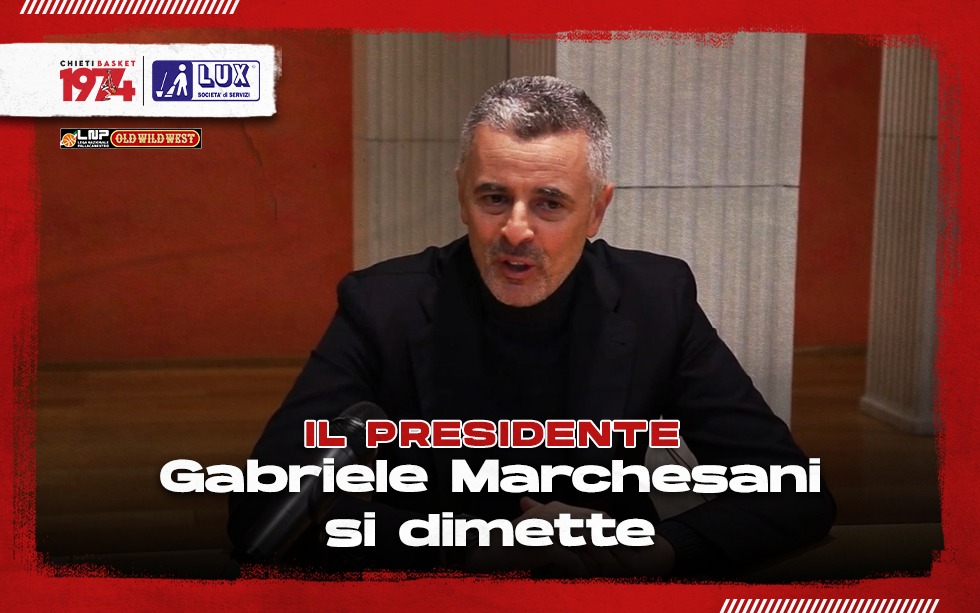 Il Presidente Gabriele Marchesani si dimette